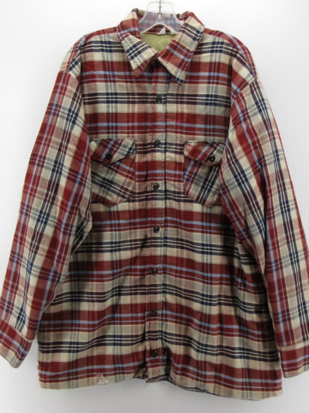 VINTAGE Frostproof Jacket XXL Tall Flannel Shirt 70s 80s Heavy Duty USA*